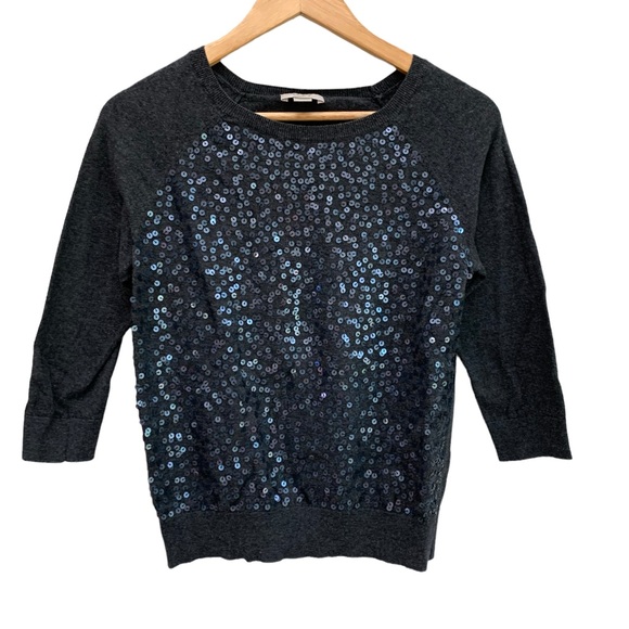 LOFT Sweaters - Loft Sparkly Gray Sweater